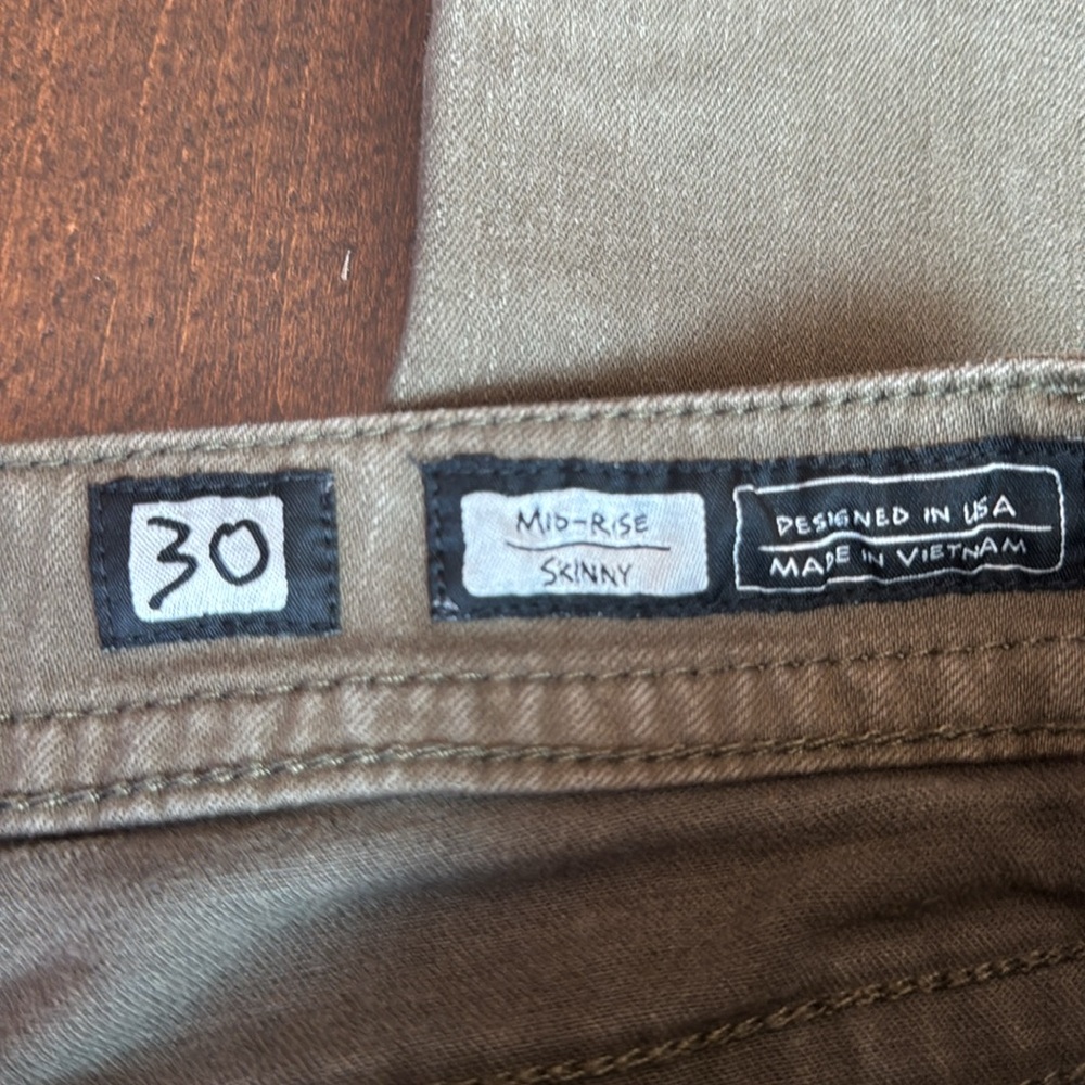 Miss Me Women's mid rise skinny green Jeans - Picture 7 of 7